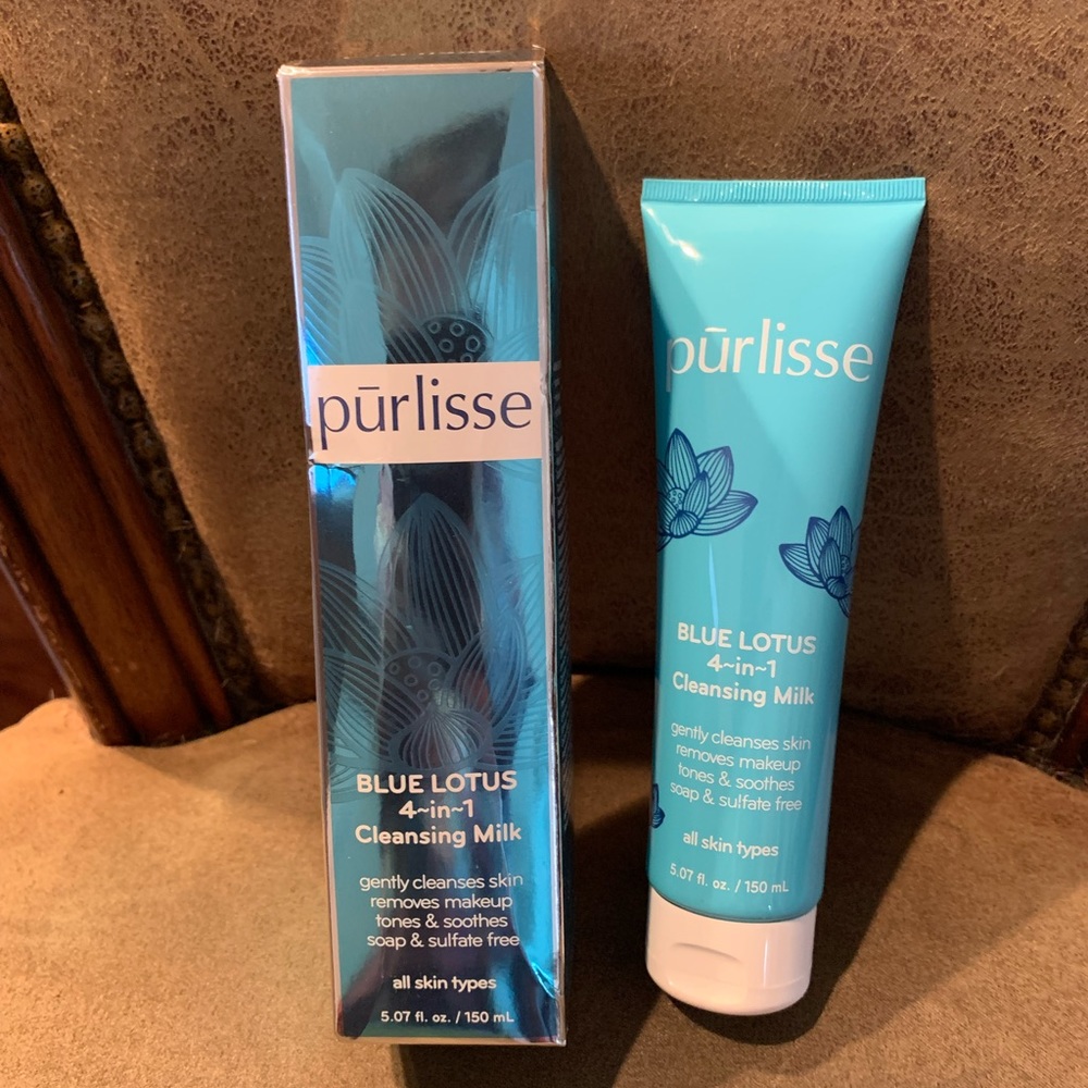 Purlisse blue lotus cleansing milk